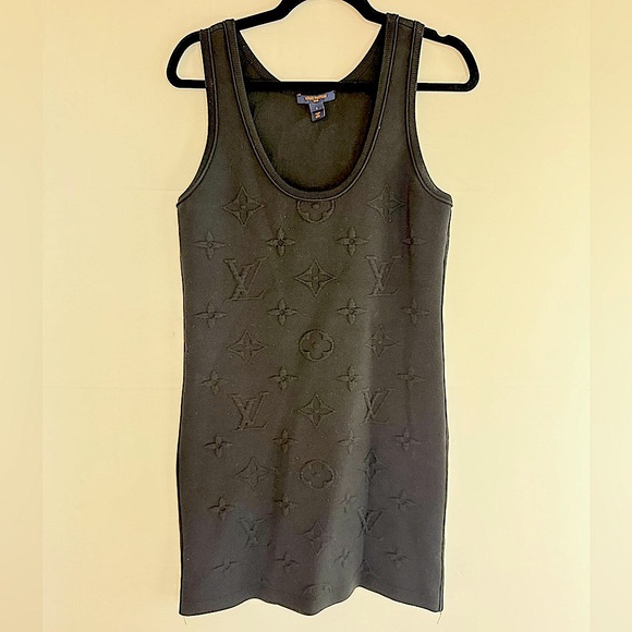 Louis Vuitton Monogram Black Knit Tank Dress – Size S - Picture 1 of 3